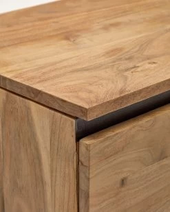 Uxue TV Stand With 3 Solid Acacia Wood Doors In A Natural Finish 150 X 58 Cm | Kave Home 14 Uxue TV Stand With 3 Solid Acacia Wood Doors In A Natural Finish 150 X 58 Cm | Kave Home -Quality Furniture Store LH1296M46 1D03