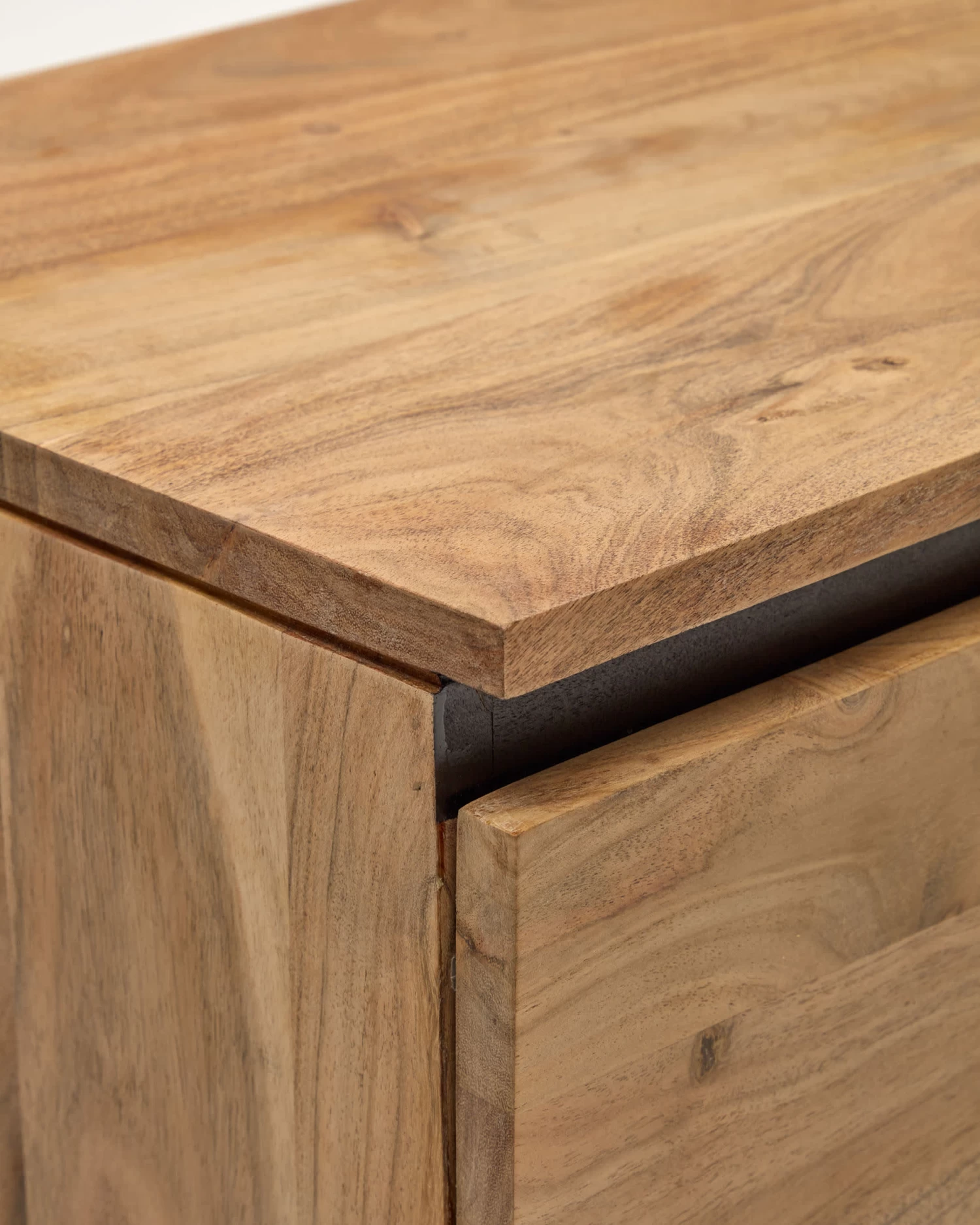 Uxue TV Stand With 3 Solid Acacia Wood Doors In A Natural Finish 150 X 58 Cm | Kave Home 8 Uxue TV Stand With 3 Solid Acacia Wood Doors In A Natural Finish 150 X 58 Cm | Kave Home - Image 6