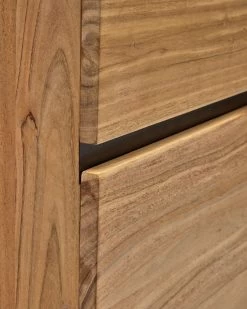 Uxue Solid Acacia Wood Sideboard In A Natural Finish 100 X 155 Cm | Kave Home 18 Uxue Solid Acacia Wood Sideboard In A Natural Finish 100 X 155 Cm | Kave Home -Quality Furniture Store LH1300M46 1D04