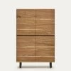 Uxue Solid Acacia Wood Sideboard In A Natural Finish 100 X 155 Cm | Kave Home