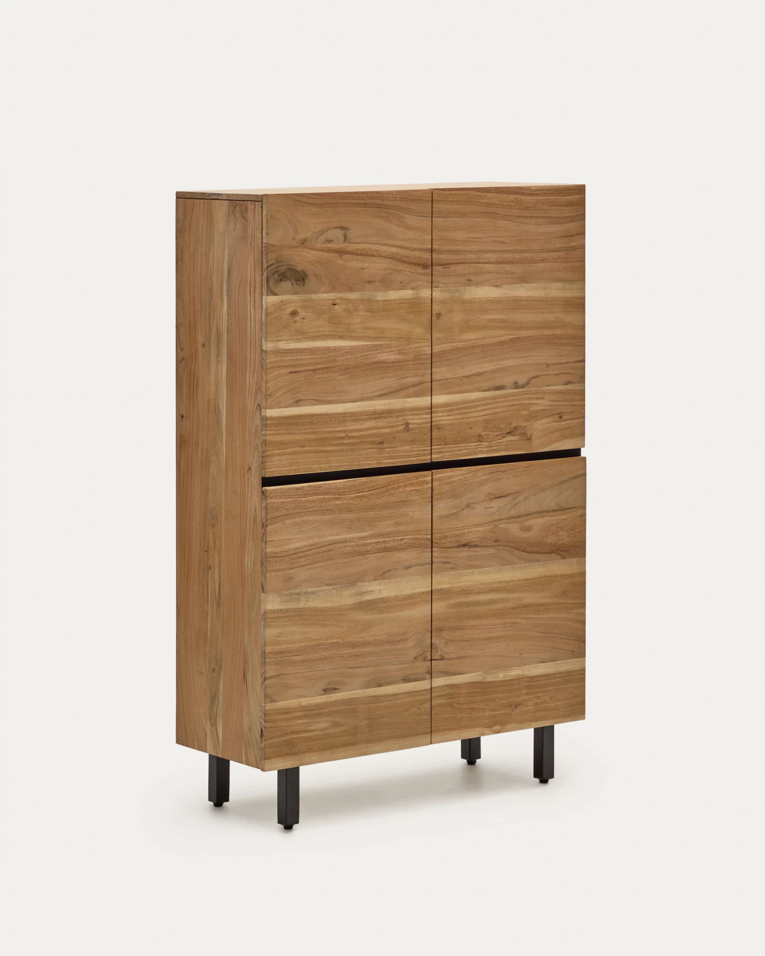 Uxue Solid Acacia Wood Sideboard In A Natural Finish 100 X 155 Cm | Kave Home 7 Uxue Solid Acacia Wood Sideboard In A Natural Finish 100 X 155 Cm | Kave Home - Image 5
