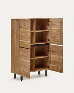 Uxue Solid Acacia Wood Sideboard In A Natural Finish 100 X 155 Cm | Kave Home 17 Uxue Solid Acacia Wood Sideboard In A Natural Finish 100 X 155 Cm | Kave Home -Quality Furniture Store LH1300M46 1V03