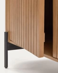 Licia Sideboard With 2 Doors Made From Solid Mango Wood And Painted Black Metal 120 X 80cm | Kave Home 12 Licia Sideboard With 2 Doors Made From Solid Mango Wood And Painted Black Metal 120 X 80cm | Kave Home -Quality Furniture Store M0100001MM46 1D02