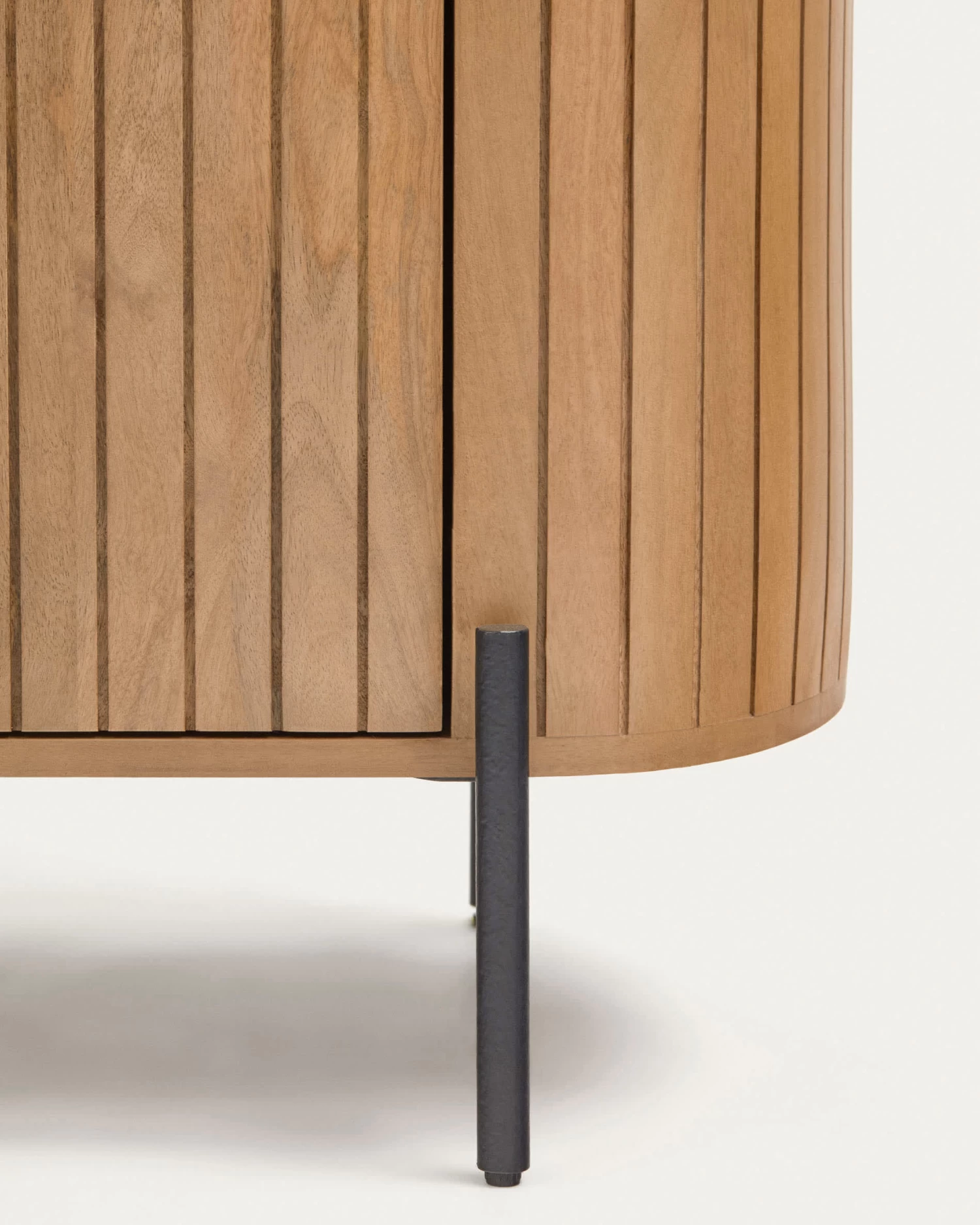 Licia Sideboard With 2 Doors Made From Solid Mango Wood And Painted Black Metal 120 X 80cm | Kave Home 8 Licia Sideboard With 2 Doors Made From Solid Mango Wood And Painted Black Metal 120 X 80cm | Kave Home - Image 6