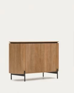 Licia Sideboard With 2 Doors Made From Solid Mango Wood And Painted Black Metal 120 X 80cm | Kave Home 13 Licia Sideboard With 2 Doors Made From Solid Mango Wood And Painted Black Metal 120 X 80cm | Kave Home -Quality Furniture Store M0100001MM46 1V02