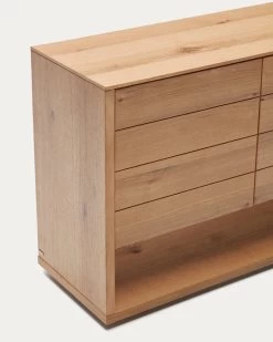 Alguema Sideboard With 4 Doors In Oak Veneer With Natural Finish 200 X 74 Cm | Kave Home 14 Alguema Sideboard With 4 Doors In Oak Veneer With Natural Finish 200 X 74 Cm | Kave Home -Quality Furniture Store M0100005MM40 1D01