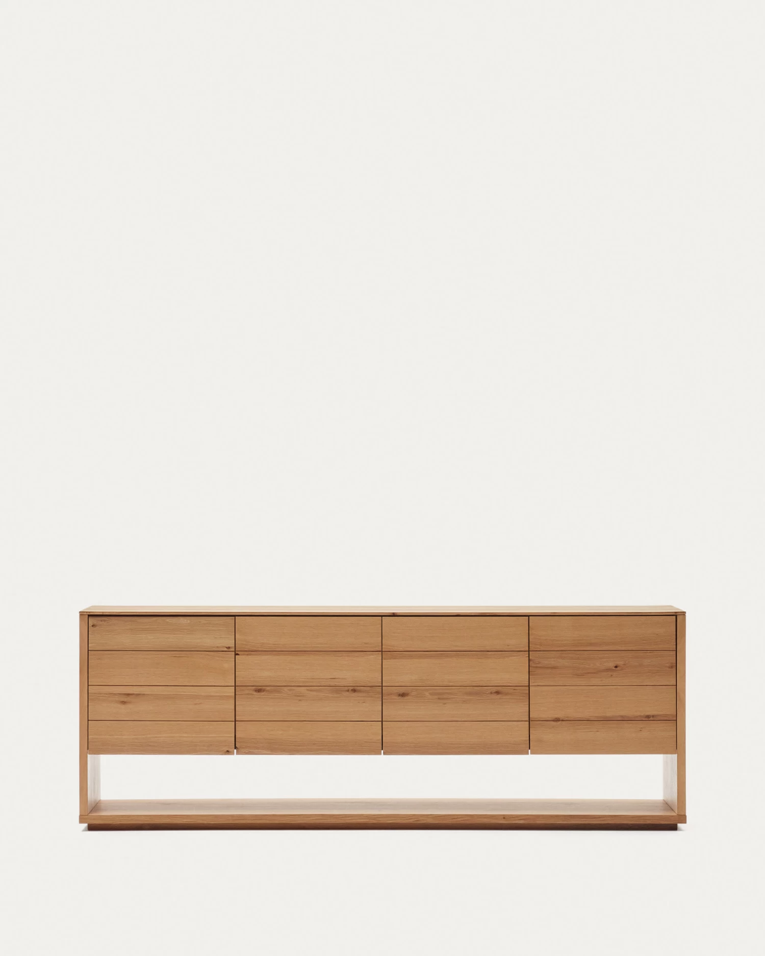 Alguema Sideboard With 4 Doors In Oak Veneer With Natural Finish 200 X 74 Cm | Kave Home 3 Alguema Sideboard With 4 Doors In Oak Veneer With Natural Finish 200 X 74 Cm | Kave Home