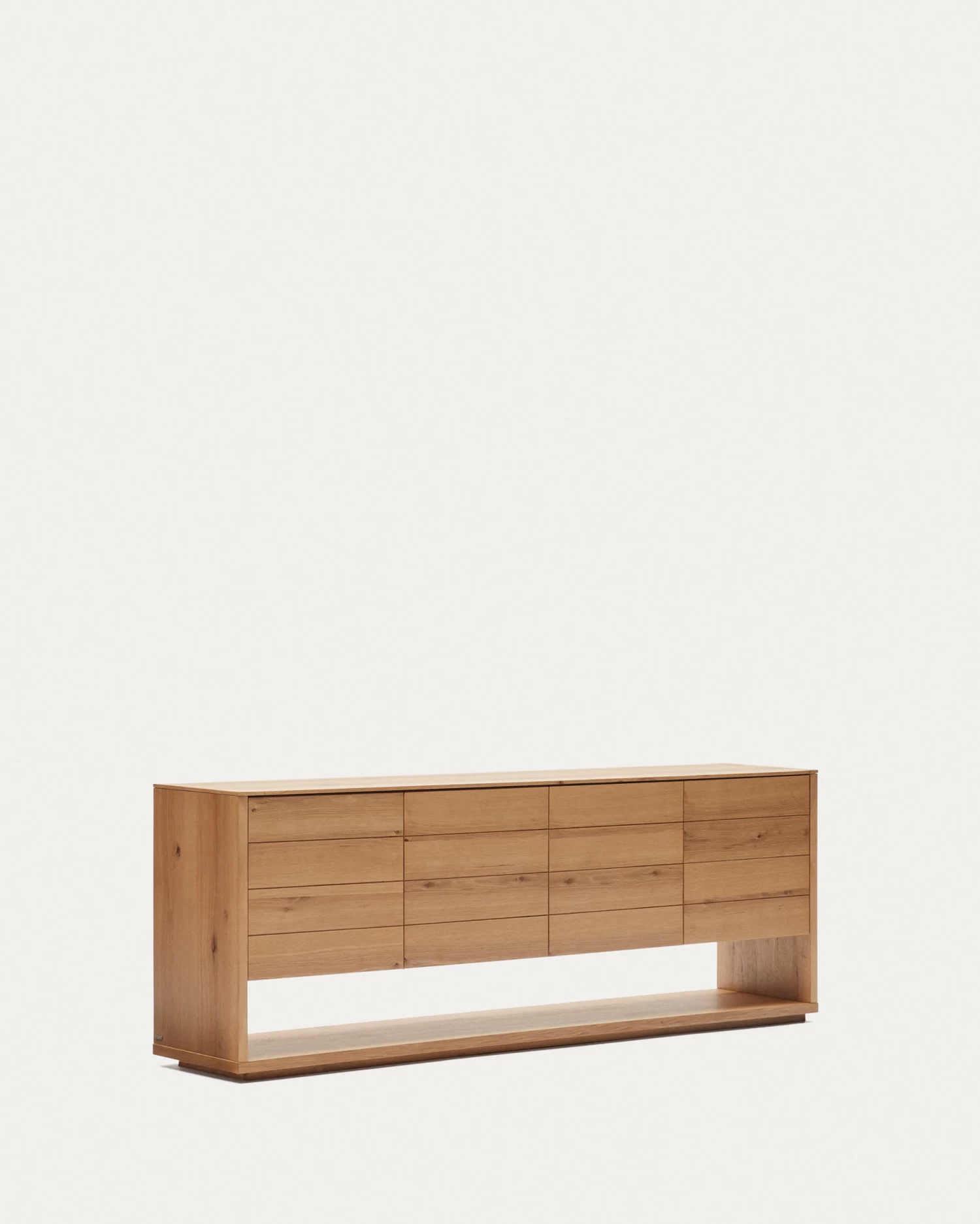 Alguema Sideboard With 4 Doors In Oak Veneer With Natural Finish 200 X 74 Cm | Kave Home 9 Alguema Sideboard With 4 Doors In Oak Veneer With Natural Finish 200 X 74 Cm | Kave Home - Image 7