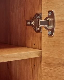 Alguema Sideboard With 3 Doors In Oak Veneer With Natural Finish 151 X 74 Cm | Kave Home 19 Alguema Sideboard With 3 Doors In Oak Veneer With Natural Finish 151 X 74 Cm | Kave Home -Quality Furniture Store M0100006MM40 1D05