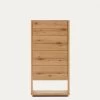 Alguema Chest Of Drawers With 4 Drawers In Oak Wood Veneer With Natural Finish 60 X 120 Cm | Kave Home