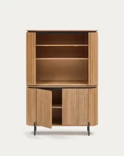 Licia Tall 2 Door Sideboard Made From Mango Wood With Natural Finish And Metal 120x170cm | Kave Home 19 Licia Tall 2 Door Sideboard Made From Mango Wood With Natural Finish And Metal 120x170cm | Kave Home -Quality Furniture Store M0600001MM46 1V06