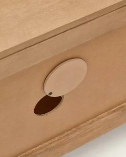 Licia TV Stand With 4 Doors Solid Mango Wood With Natural Finish And Metal 200 X 55 Cm | Kave Home -Quality Furniture Store M1000002MM46 1D04