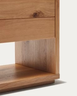 Alguema TV Stand With 3 Drawers In Oak Veneer With Natural Finish 200 X 51 Cm | Kave Home 17 Alguema TV Stand With 3 Drawers In Oak Veneer With Natural Finish 200 X 51 Cm | Kave Home -Quality Furniture Store M1000009MM40 1D03