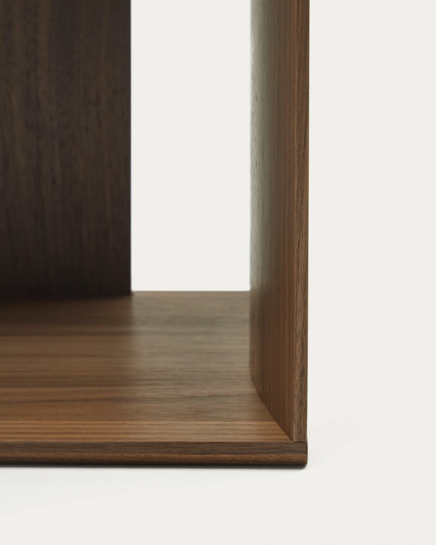 Litto Small Shelf Module In Walnut Veneer 34 X 38 Cm | Kave Home 7 Litto Small Shelf Module In Walnut Veneer 34 X 38 Cm | Kave Home - Image 5