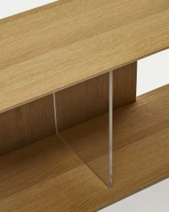 Litto Large Shelf Module In Oak Veneer 101 X 38 Cm | Kave Home -Quality Furniture Store M1400005MM40 1D01