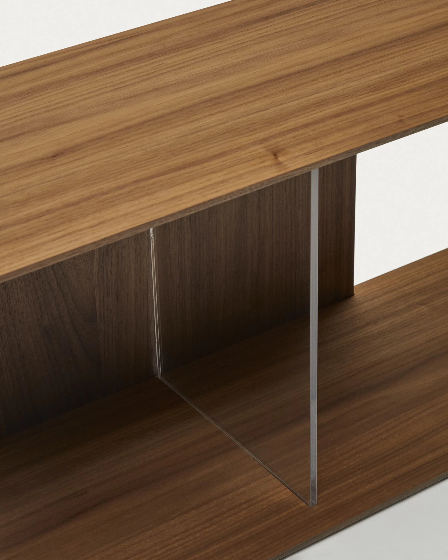 Litto Large Shelf Module In Walnut Veneer 101 X 38 Cm | Kave Home 5 Litto Large Shelf Module In Walnut Veneer 101 X 38 Cm | Kave Home - Image 3