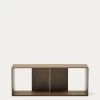 Litto Large Shelf Module In Walnut Veneer 101 X 38 Cm | Kave Home 2 Litto Large Shelf Module In Walnut Veneer 101 X 38 Cm | Kave Home -Quality Furniture Store M1400005MM41 1V01