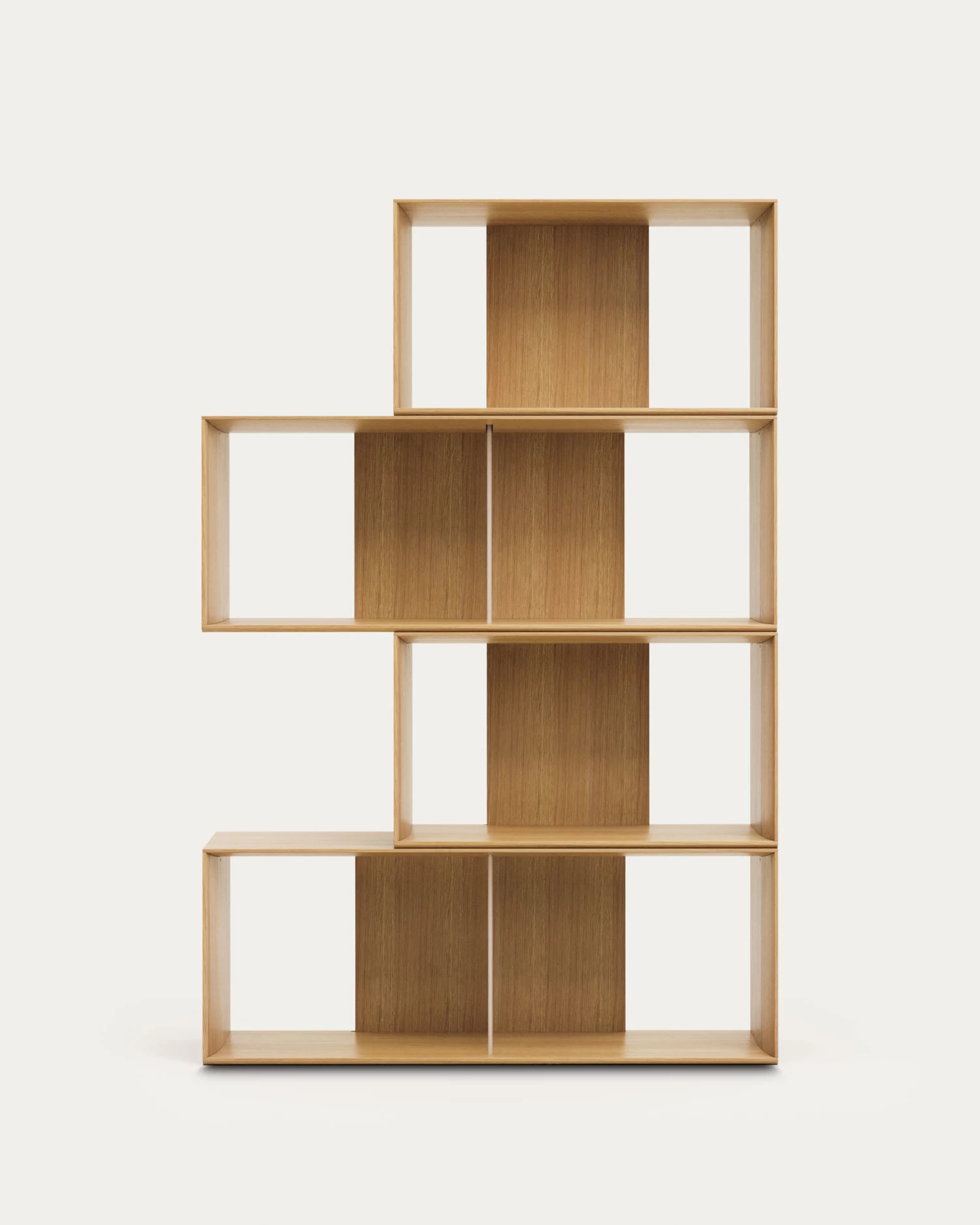 Litto Set Of 4 Modular Shelving Units In Oak Wood Veneer 168 X 76 Cm | Kave Home 10 Litto Set Of 4 Modular Shelving Units In Oak Wood Veneer 168 X 76 Cm | Kave Home - Image 8