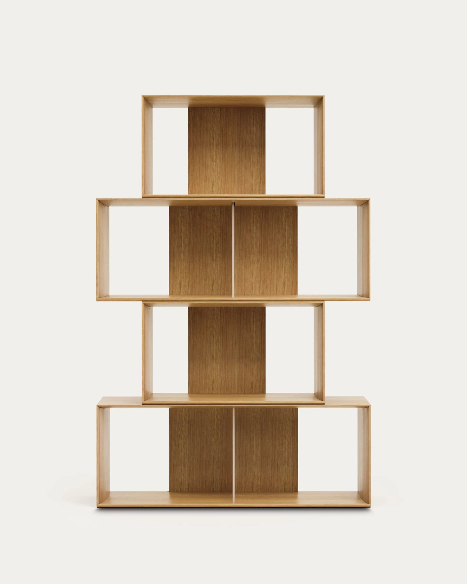Litto Set Of 4 Modular Shelving Units In Oak Wood Veneer 168 X 76 Cm | Kave Home 12 Litto Set Of 4 Modular Shelving Units In Oak Wood Veneer 168 X 76 Cm | Kave Home - Image 10