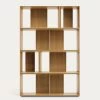 Litto Set Of 6 Modular Shelving Units In Oak Wood Veneer 101 X 152 Cm | Kave Home