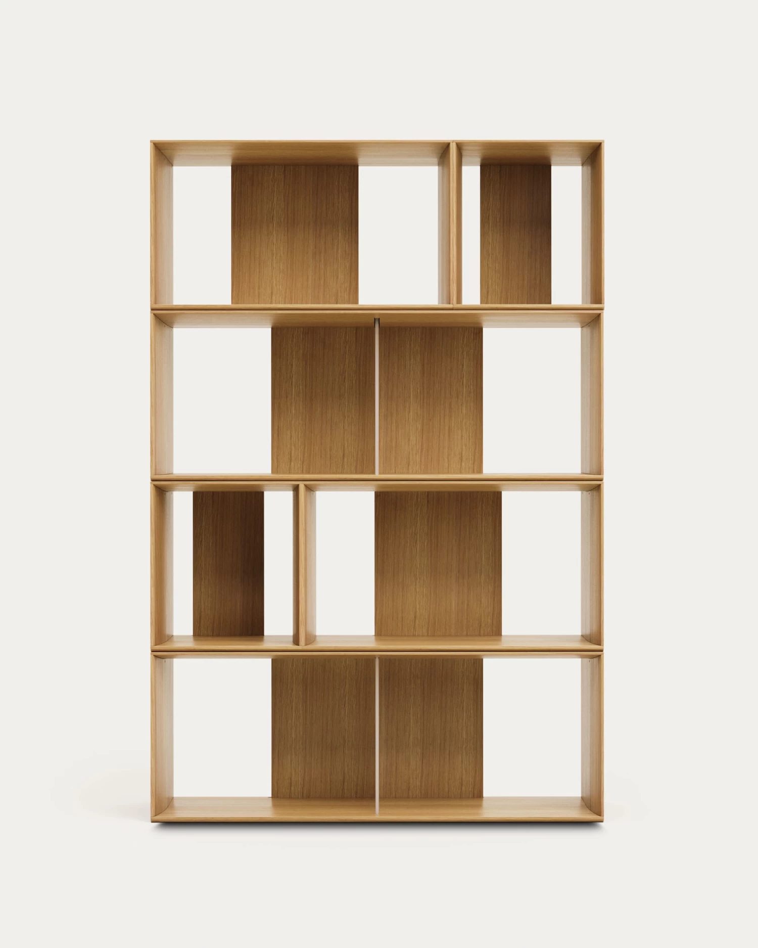 Litto Set Of 6 Modular Shelving Units In Oak Wood Veneer 101 X 152 Cm | Kave Home 3 Litto Set Of 6 Modular Shelving Units In Oak Wood Veneer 101 X 152 Cm | Kave Home