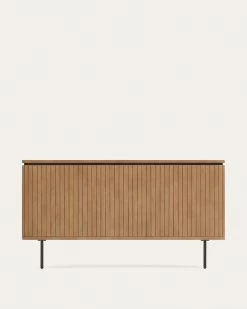 Licia Solid Mango Wood And Metal Headboard With A Black Finish For 180 Cm Beds | Kave Home