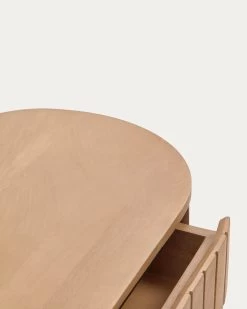 Licia Mango Wood Bedside Table With 1 Drawer With A Natural Finish And Metal 55 X 65 Cm | Kave Home 15 Licia Mango Wood Bedside Table With 1 Drawer With A Natural Finish And Metal 55 X 65 Cm | Kave Home -Quality Furniture Store N1200002MM46 1D03