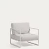 Comova 100% Outdoor Armchair In White And White Aluminium | Kave Home 2 Comova 100% Outdoor Armchair In White And White Aluminium | Kave Home -Quality Furniture Store O100 10 ST14 1V01