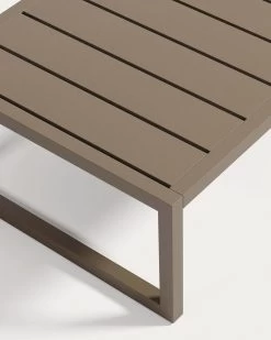 Comova 100% Outdoor Side Table Made From Green Aluminium 60 X 60 Cm | Kave Home -Quality Furniture Store O100 113 19 1D01