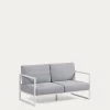 Comova 100% Outdoor 2-seater Sofa In Blue And White Aluminium 150 Cm | Kave Home 1 Comova 100% Outdoor 2-seater Sofa In Blue And White Aluminium 150 Cm | Kave Home -Quality Furniture Store O100 20 ST26 1V01