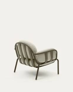 Joncols Outdoor Aluminium Armchair With A Powder Coated Green Finish | Kave Home -Quality Furniture Store O1030010GP12 1V04