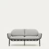 Joncols Outdoor Aluminium 2 Seater Sofa With Powder Coated Grey Finish 165 Cm | Kave Home