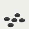 Set Of 5 Adjustable Feet With Adhesive For The Litto Shelves | Kave Home -Quality Furniture Store PG001SX01 1V01