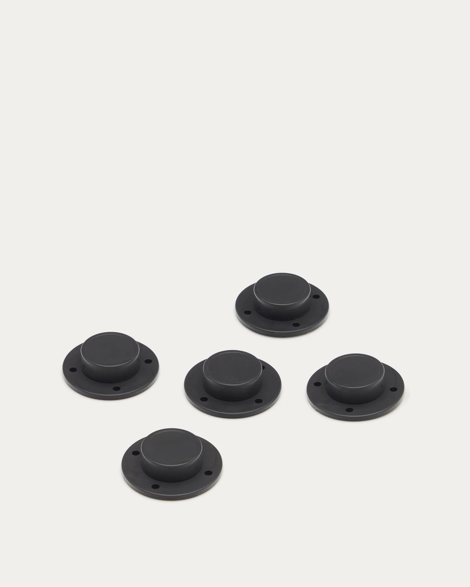 Set Of 5 Adjustable Feet With Adhesive For The Litto Shelves | Kave Home 3 Set Of 5 Adjustable Feet With Adhesive For The Litto Shelves | Kave Home