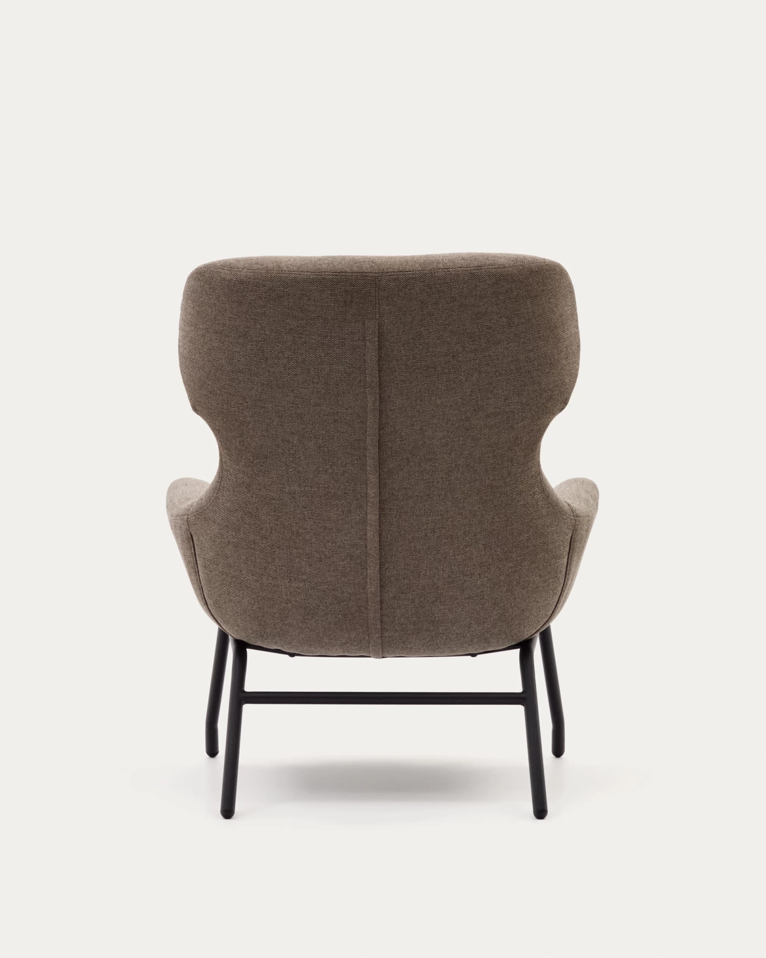 Belina Chenille Armchair In Light Brown And Steel With Black Finish | Kave Home 12 Belina Chenille Armchair In Light Brown And Steel With Black Finish | Kave Home - Image 10