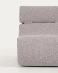 Club Armchair In Light Grey Fleece | Kave Home -Quality Furniture Store S442J14 1D01