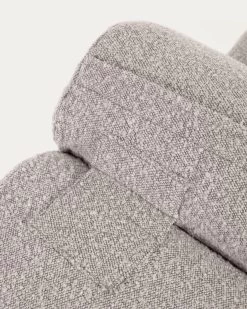 Club Armchair In Light Grey Fleece | Kave Home -Quality Furniture Store S442J14 1D02