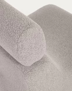 Club Armchair In Light Grey Fleece | Kave Home -Quality Furniture Store S442J14 1D03