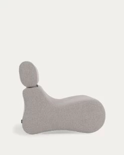 Club Armchair In Light Grey Fleece | Kave Home -Quality Furniture Store S442J14 1V02