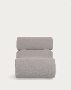 Club Armchair In Light Grey Fleece | Kave Home -Quality Furniture Store S442J14 1V04