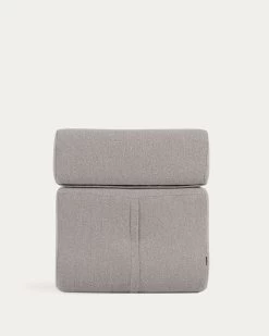 Club Armchair In Light Grey Fleece | Kave Home -Quality Furniture Store S442J14 1V05