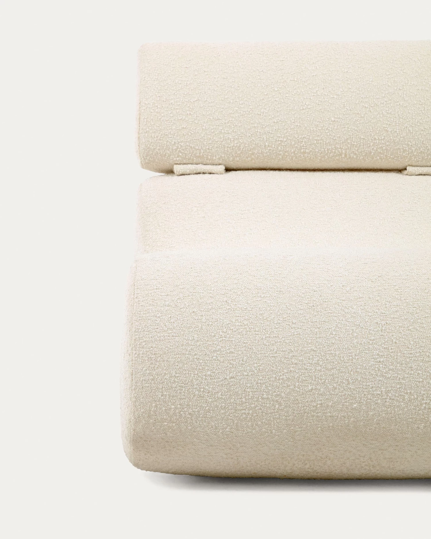 Club White Fleece Armchair | Kave Home 5 Club White Fleece Armchair | Kave Home - Image 3
