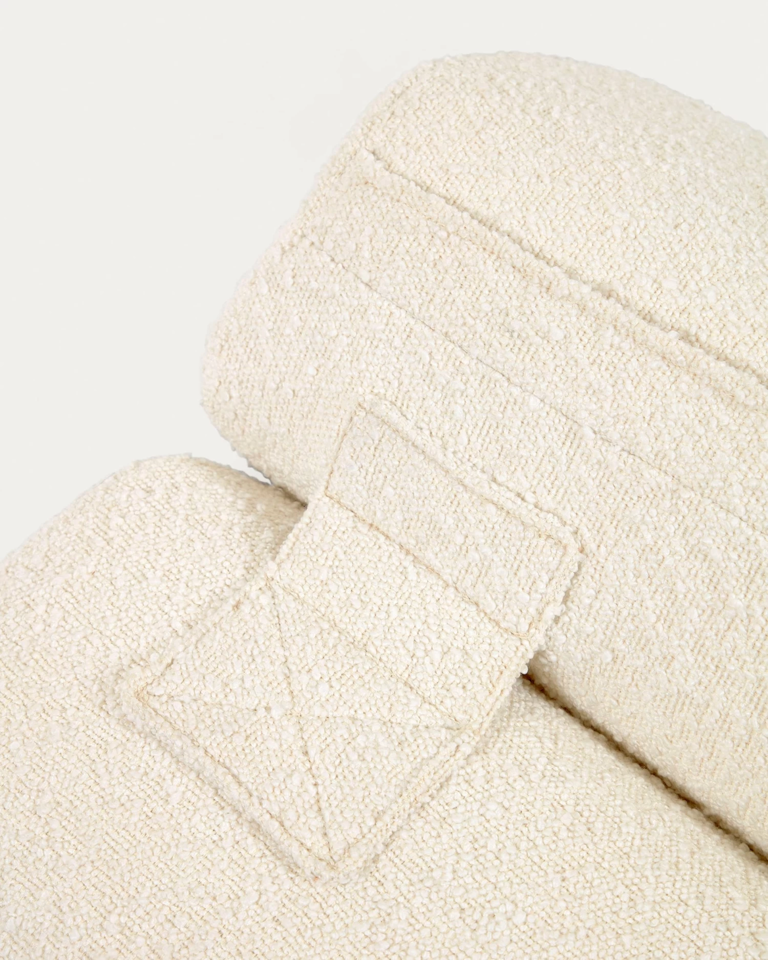 Club White Fleece Armchair | Kave Home 7 Club White Fleece Armchair | Kave Home - Image 5