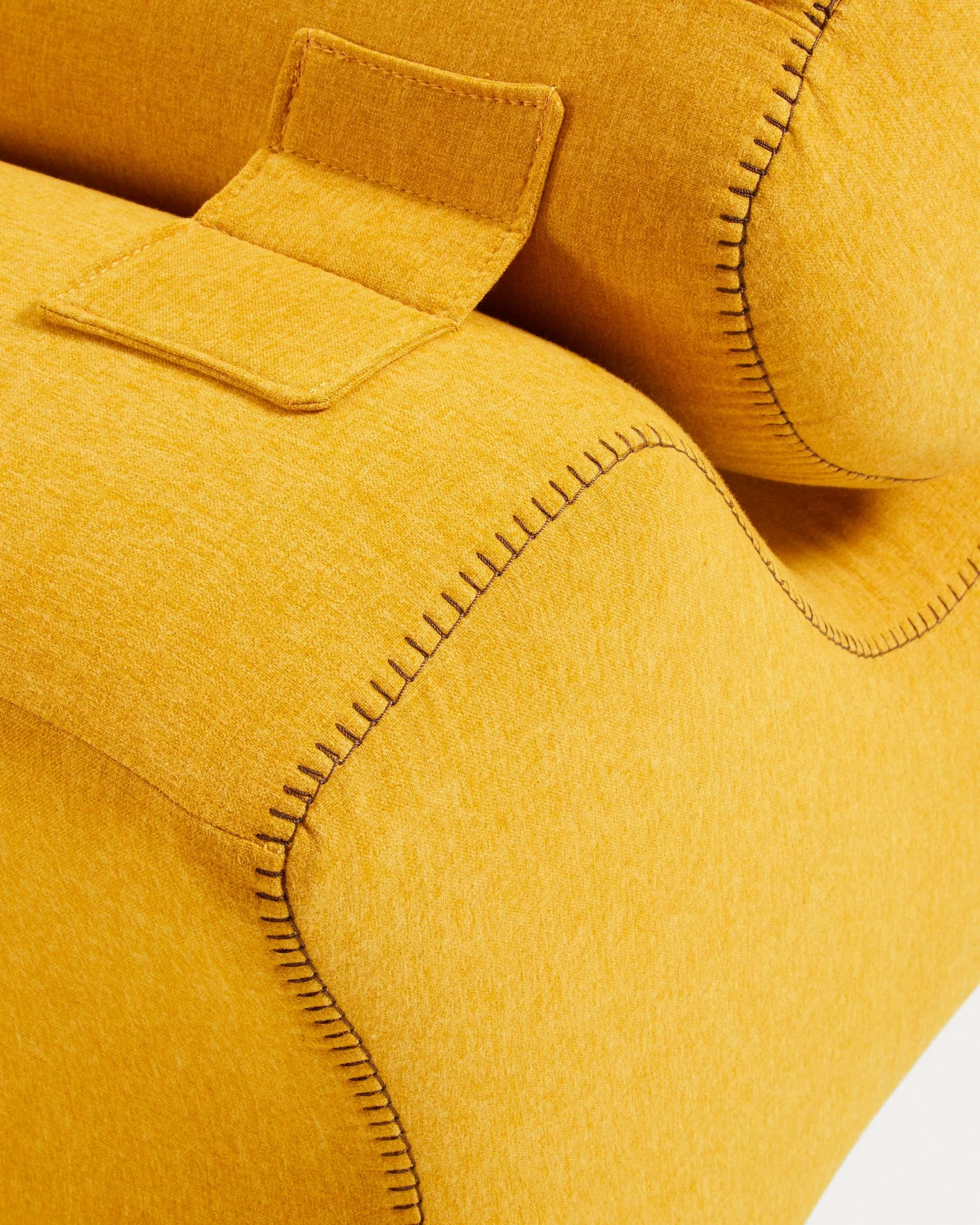 Club Armchair In Mustard | Kave Home 5 Club Armchair In Mustard | Kave Home - Image 3