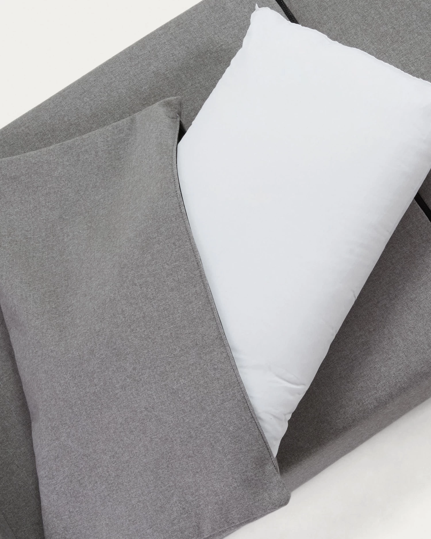 Arty Pouffe Bed In Light Grey 70 X 89 (200) Cm | Kave Home 7 Arty Pouffe Bed In Light Grey 70 X 89 (200) Cm | Kave Home - Image 5