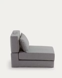 Arty Pouffe Bed In Light Grey 70 X 89 (200) Cm | Kave Home 13 Arty Pouffe Bed In Light Grey 70 X 89 (200) Cm | Kave Home -Quality Furniture Store S474VA03 1V02