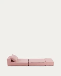 Arty Pouffe Bed In Pink 70 X 89 (200) Cm | Kave Home -Quality Furniture Store S474VA23 1V04