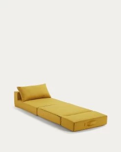 Arty Pouffe Bed In Mustard 70 X 89 (200) Cm | Kave Home -Quality Furniture Store S474VA81 1V03