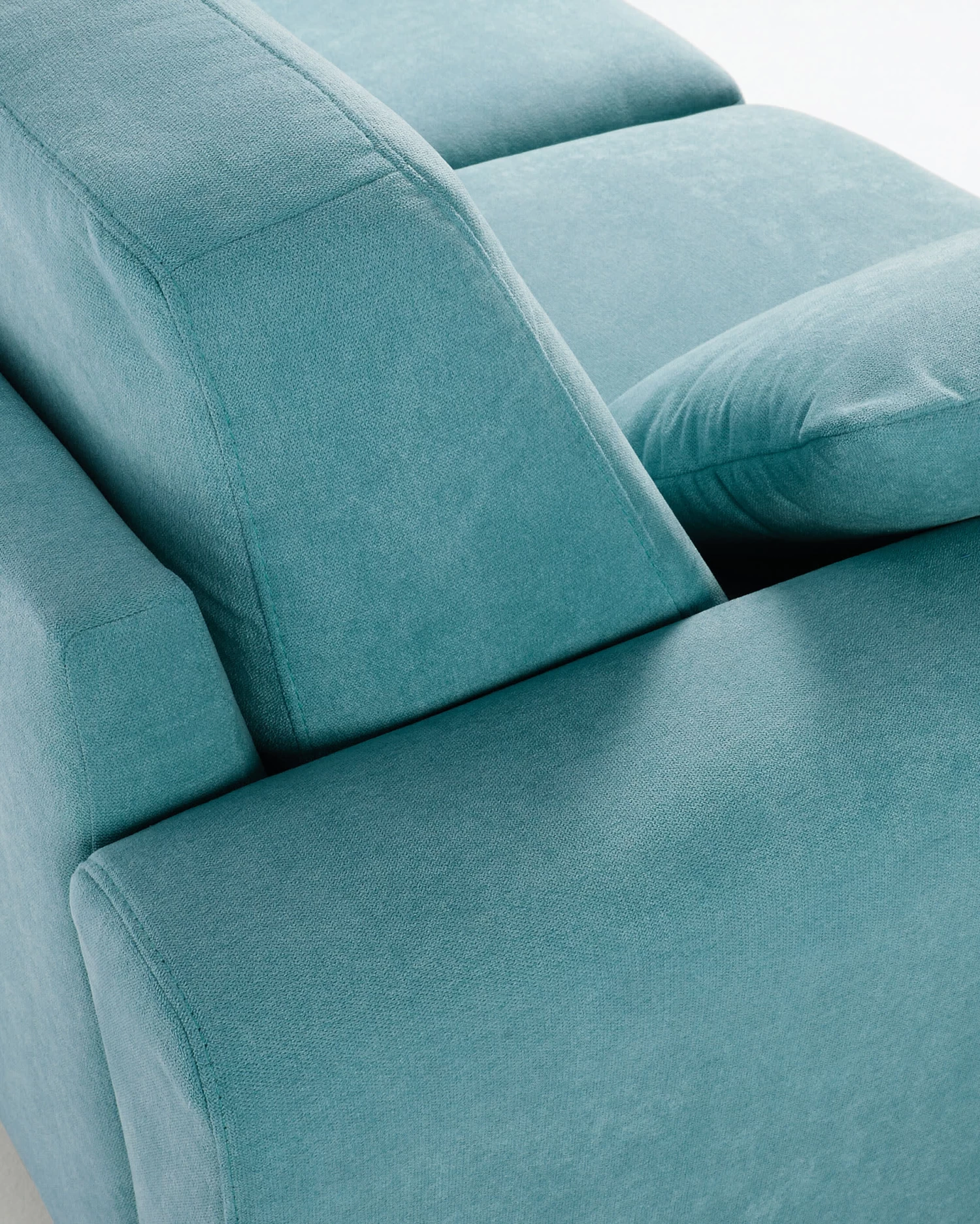 Narnia 3 Seater Sofa In Turquoise 192 Cm | Kave Home 4 Narnia 3 Seater Sofa In Turquoise 192 Cm | Kave Home - Image 2