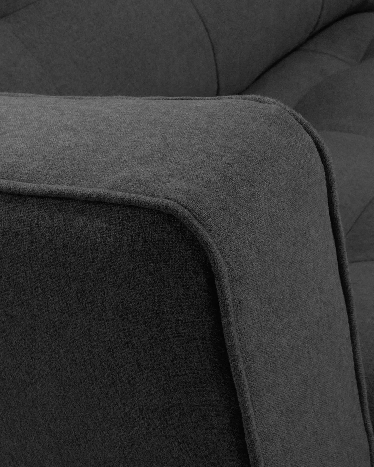 Tanya 2 Seater Sofa In Dark Grey 183 Cm | Kave Home 5 Tanya 2 Seater Sofa In Dark Grey 183 Cm | Kave Home - Image 3